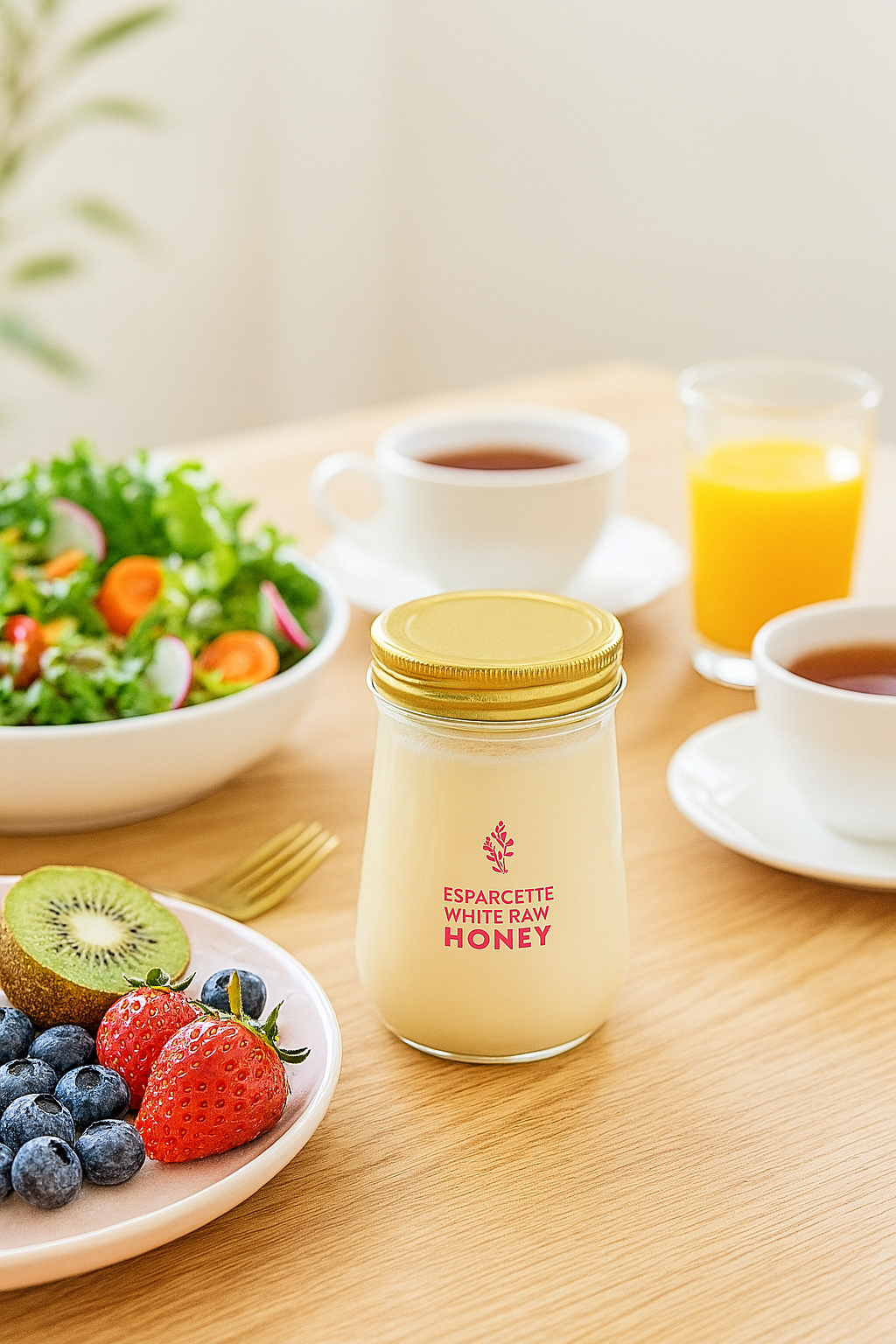 S-Pulset White Raw Honey 460g